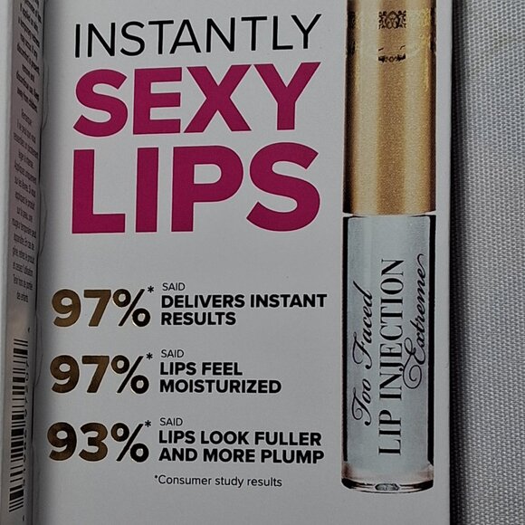 TOO FACED LIP INJECTION PLUMPER SERUM Sexy Lips NIB - Picture 4 of 6